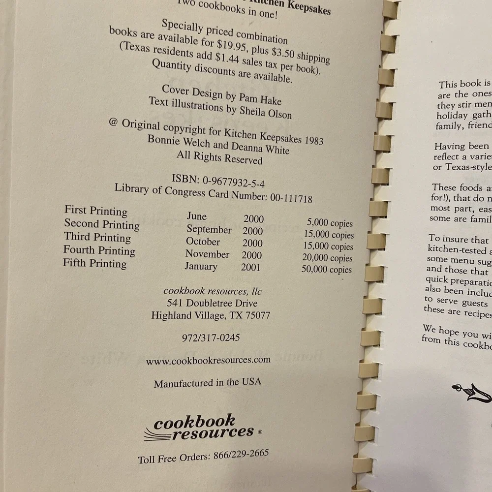Kitchen Keepsakes‎ & More Cookbook Recipes Original 1983 5th Print